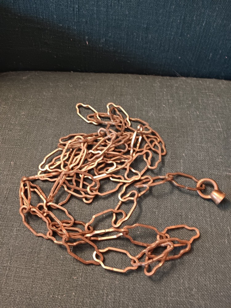 OLD VINTAGE UNIQUE DESIGN HANGING LAMP CHAIN