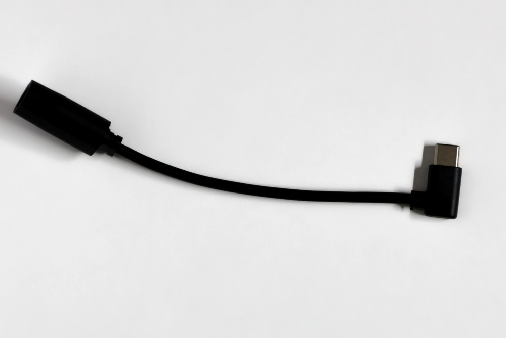 eufy Security Cameras Micro-USB-to Type-C Charging Adapter Cable Black 5"-1/2"