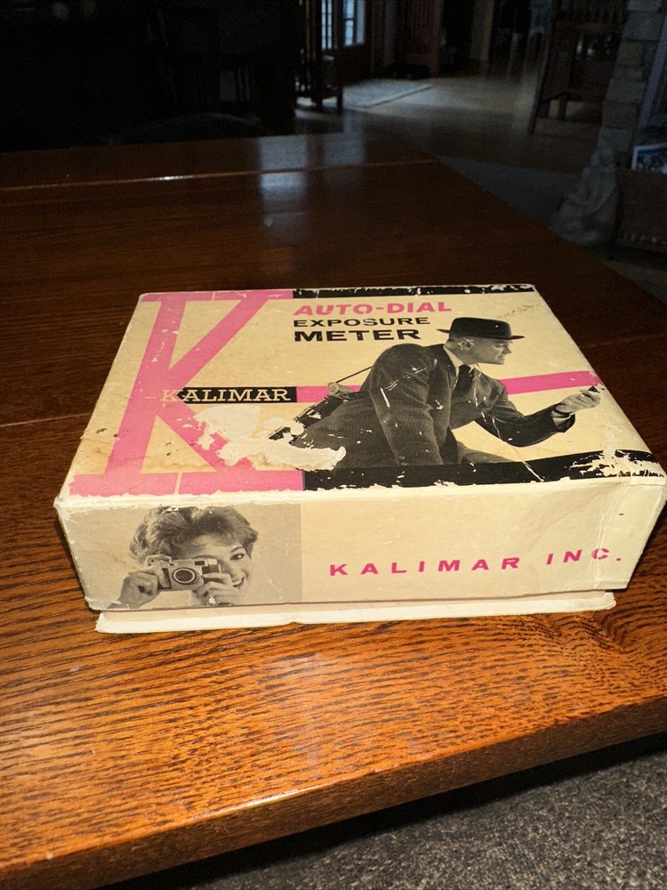 Vintage Kalimar Exposure Meter Model A-1 Complete In Box
