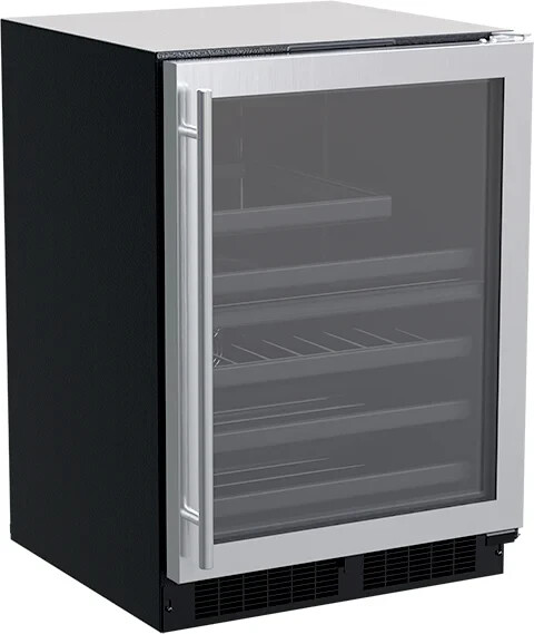 Marvel MLBD224SG01A 24 Inch Built-In Dual Zone Beverage Center