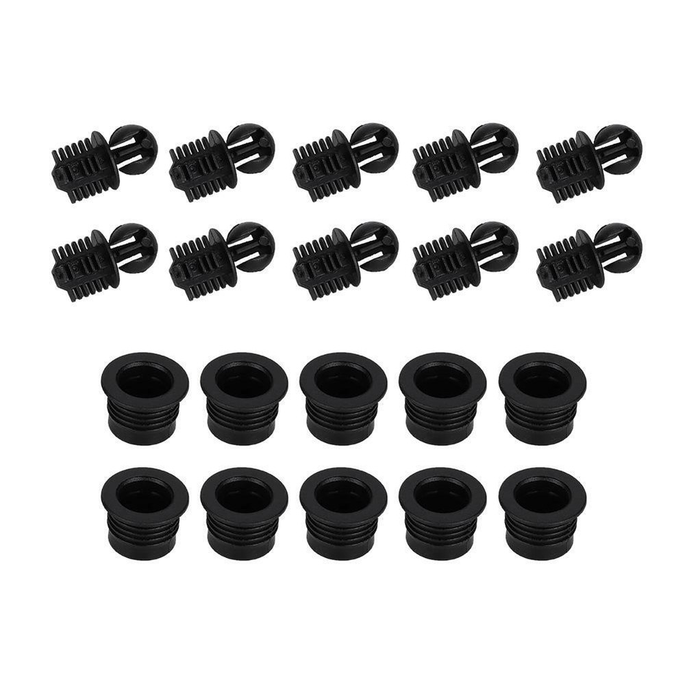 10-40 Sets Speaker Net Cover Plastic Grill Mesh Button Mount Peg Buckle Fastener