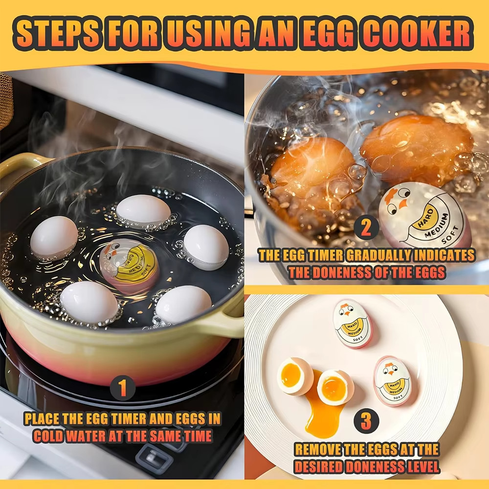 Color Changing Egg Timer That Gets Your Boiled Eggs Perfect Every Time