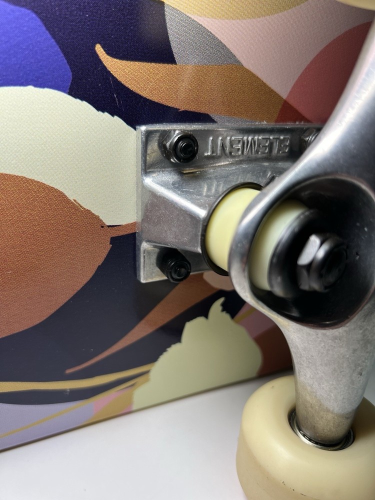 NEW Element Complete Skateboard 8”Floral Deck w/ Element Trucks & Terrain Wheels