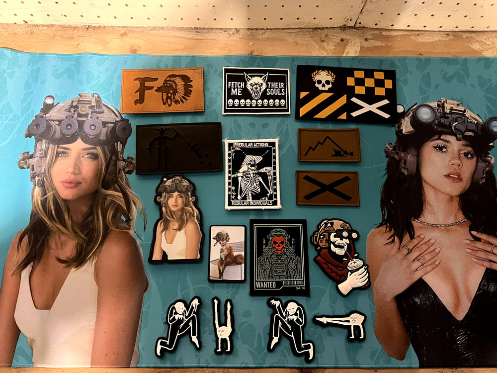 Patches Task Force Doomer Foward Observations Group Whitephosphor Wasteland Kook