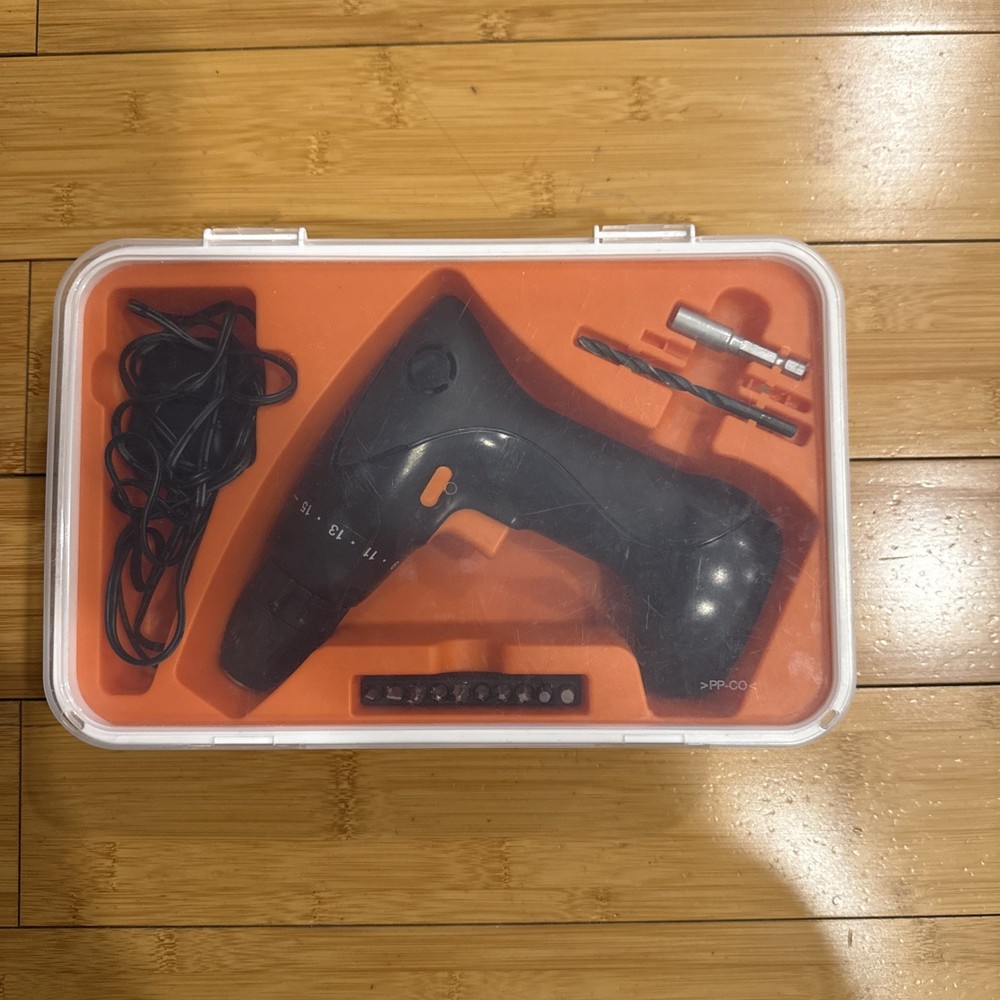 IKEA FIXA 7.2v Compact Cordless Drill Set Keyless Chuck w/ Case