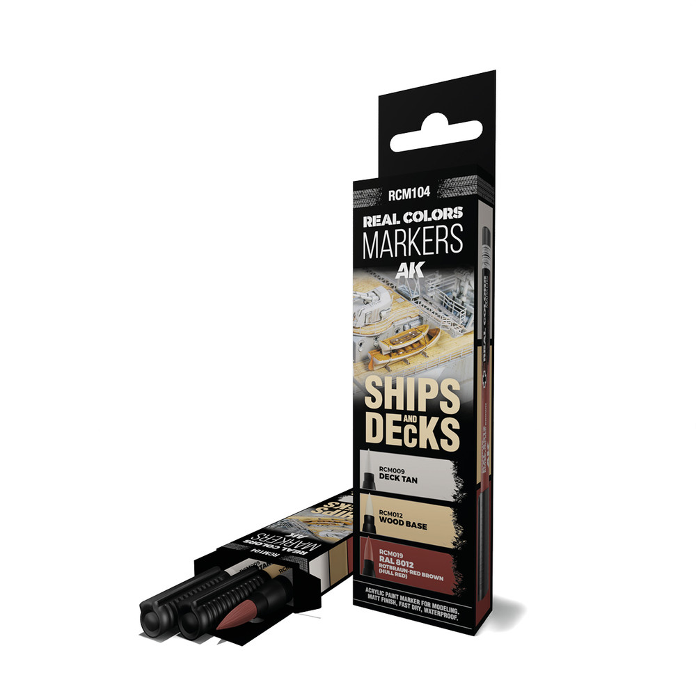 AK Interactive: Real Color Markers: Ships & Decks