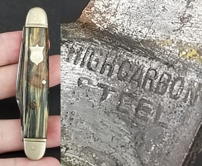 antique pocket knife Camillus made for Sears 3 blade