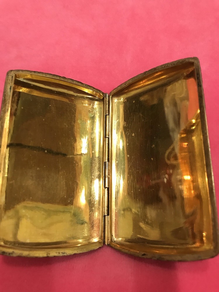 Antique Silver Enamel Box