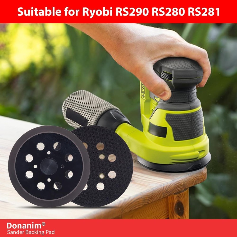 2 Pack 5" Hook & Loop Sander Pads for Craftsman, Reliable Vibration Reduction