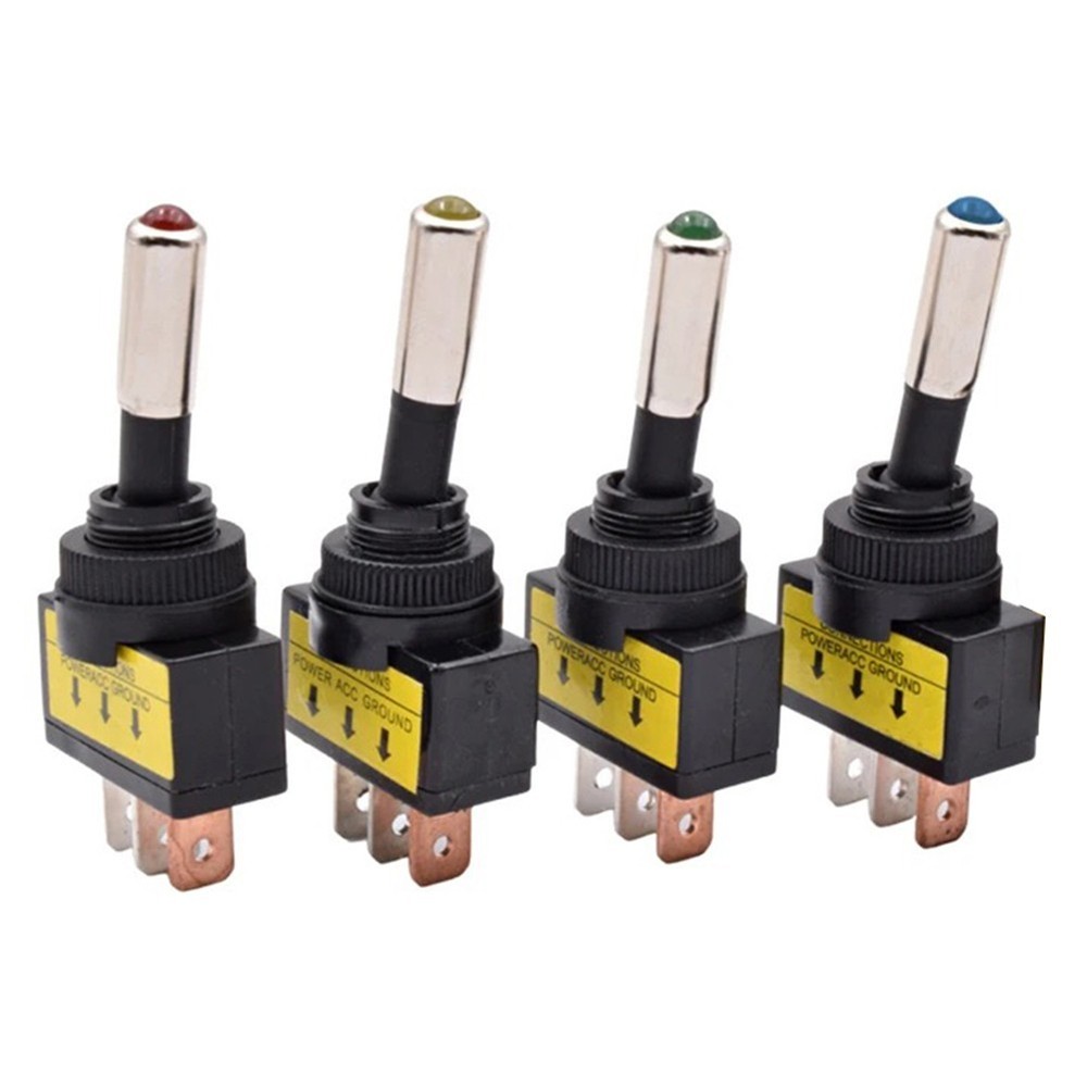 LED Switch LED Switch 12mm 2V 20A LED Switch LED Switches Self-locking