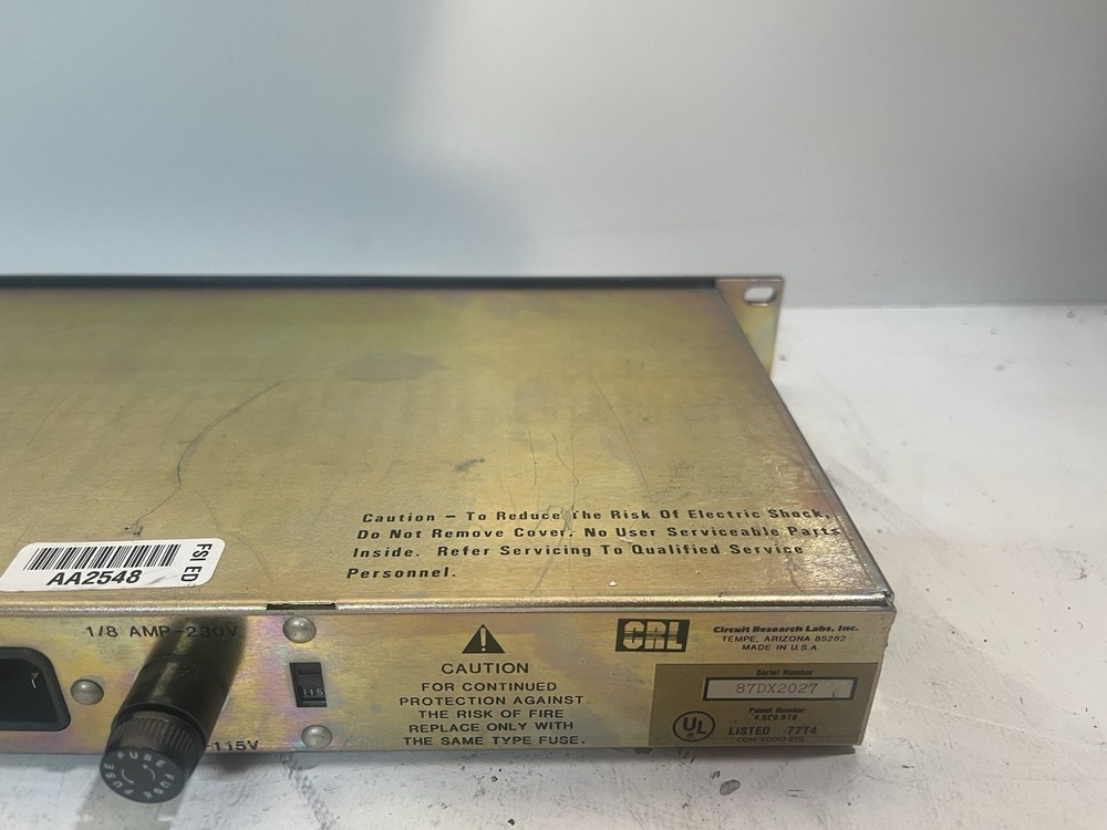 CRL Audio Dynafex DX-2 Noise Reduction System