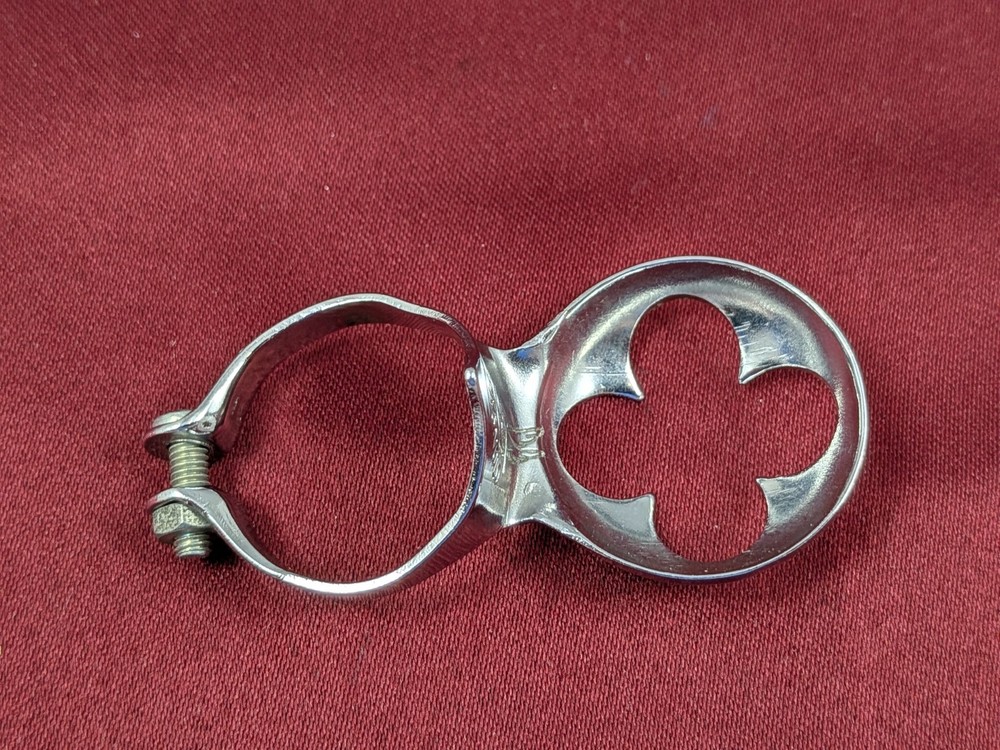 Campagnolo Downtube Chrome Pump Mount Frame Bracket 28.6mm NOS