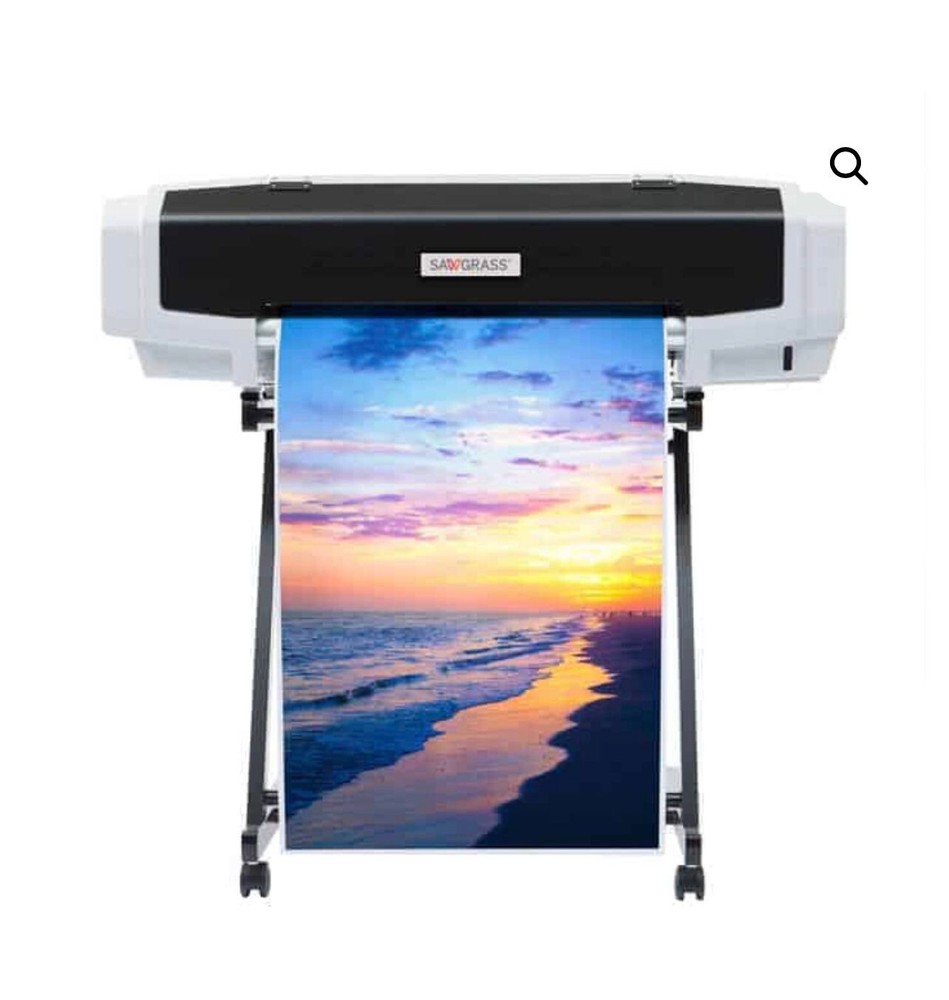 25” Sublimation Printer-Wide format, Sawgrass Virtuoso VJ 628 Computer & Stand