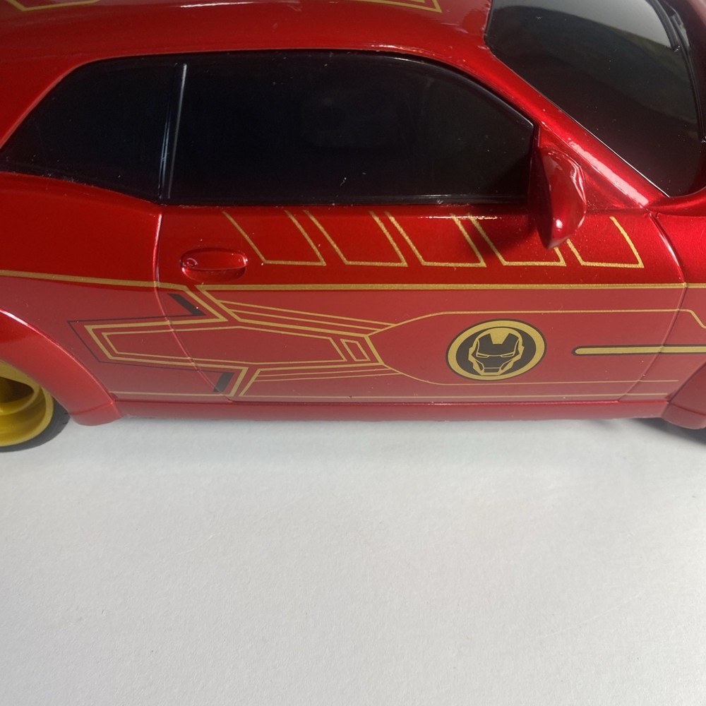 Jada Marvel Iron Man 2019 Dodge Challenger SRT RC Remote Control Car Works!