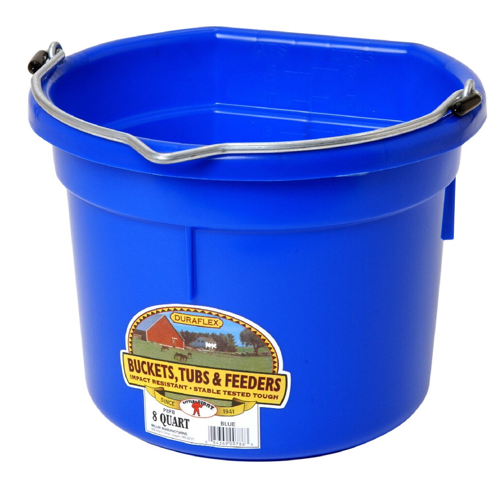 Little Giant 8 Quart Flat Back Bucket