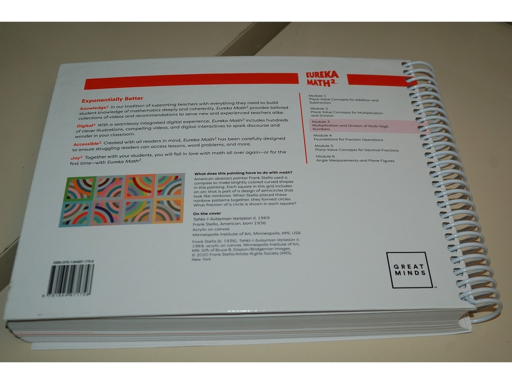 Eureka Math² Squared Grade 4 Module 3 Teacher Book - Weight: 39 oz.