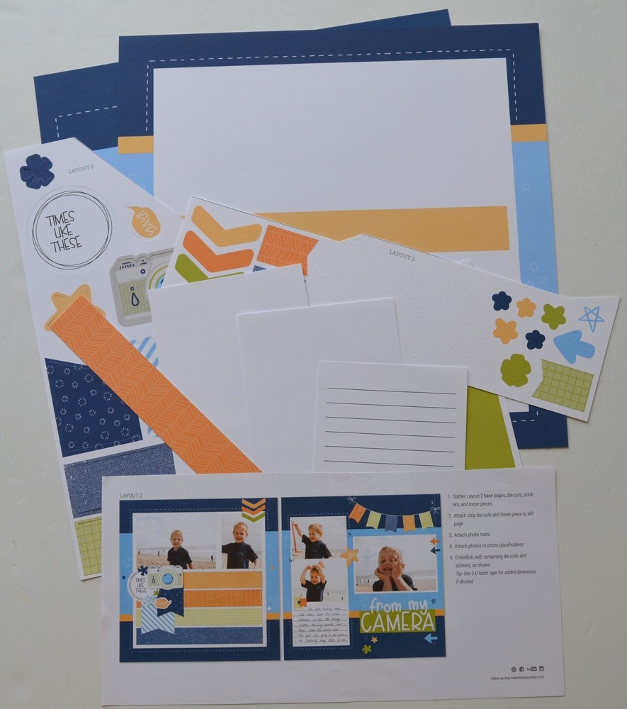 CTMH Scrapbooking Bundle “Cut Above Layout Kits” 10 Complete, 11 Partials
