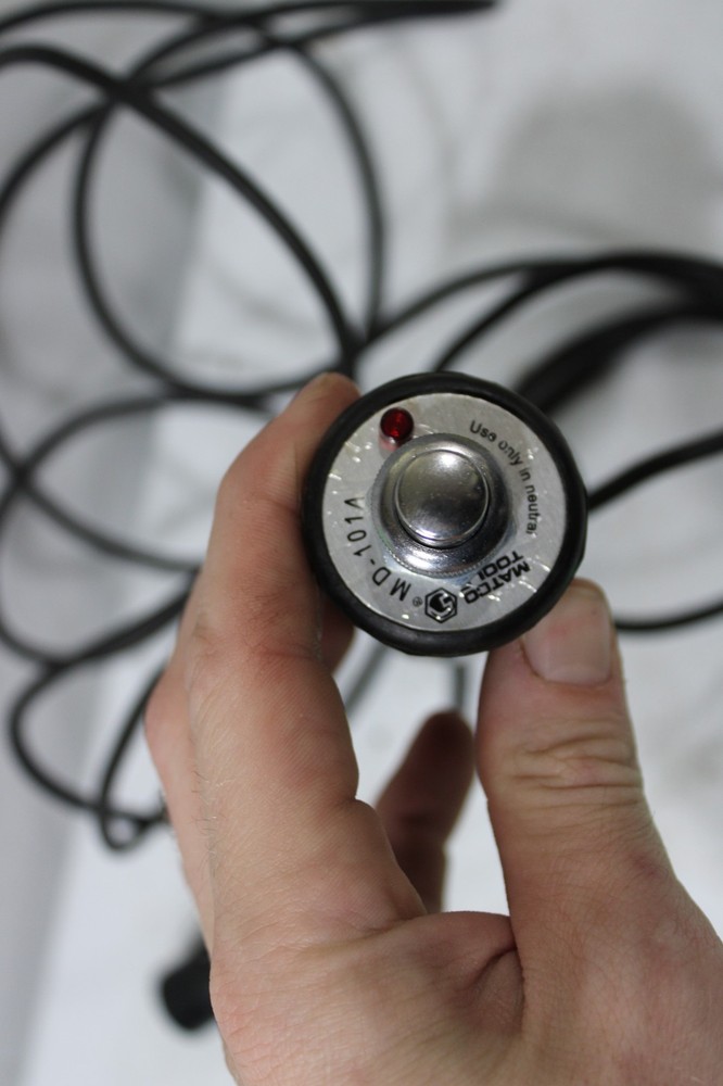 Matco Tools MD-101A Remoter Starter Push Button Switch Jumper Lead Set