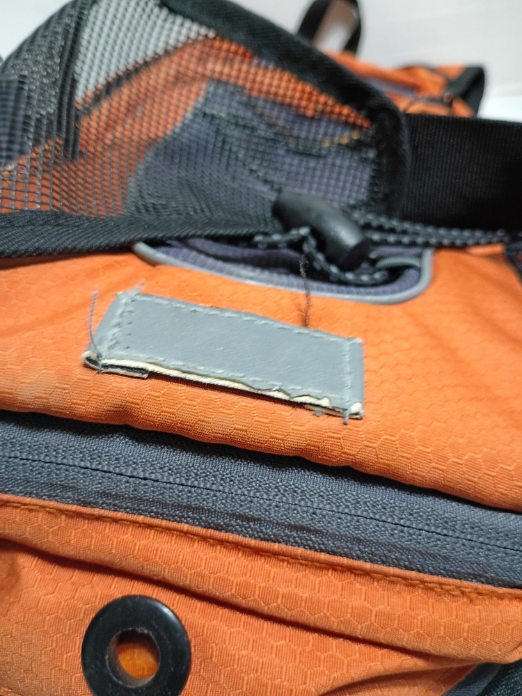 High Sierra Backpack Hydration Pack Airflow Cooled Orange camping hiking