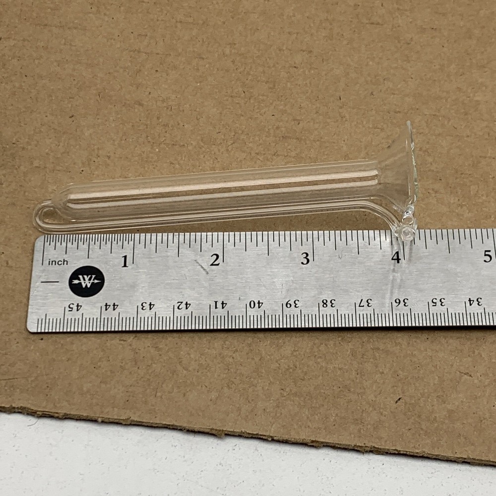 Bottom Opening/Delivery/Vent Lab Glass Tube