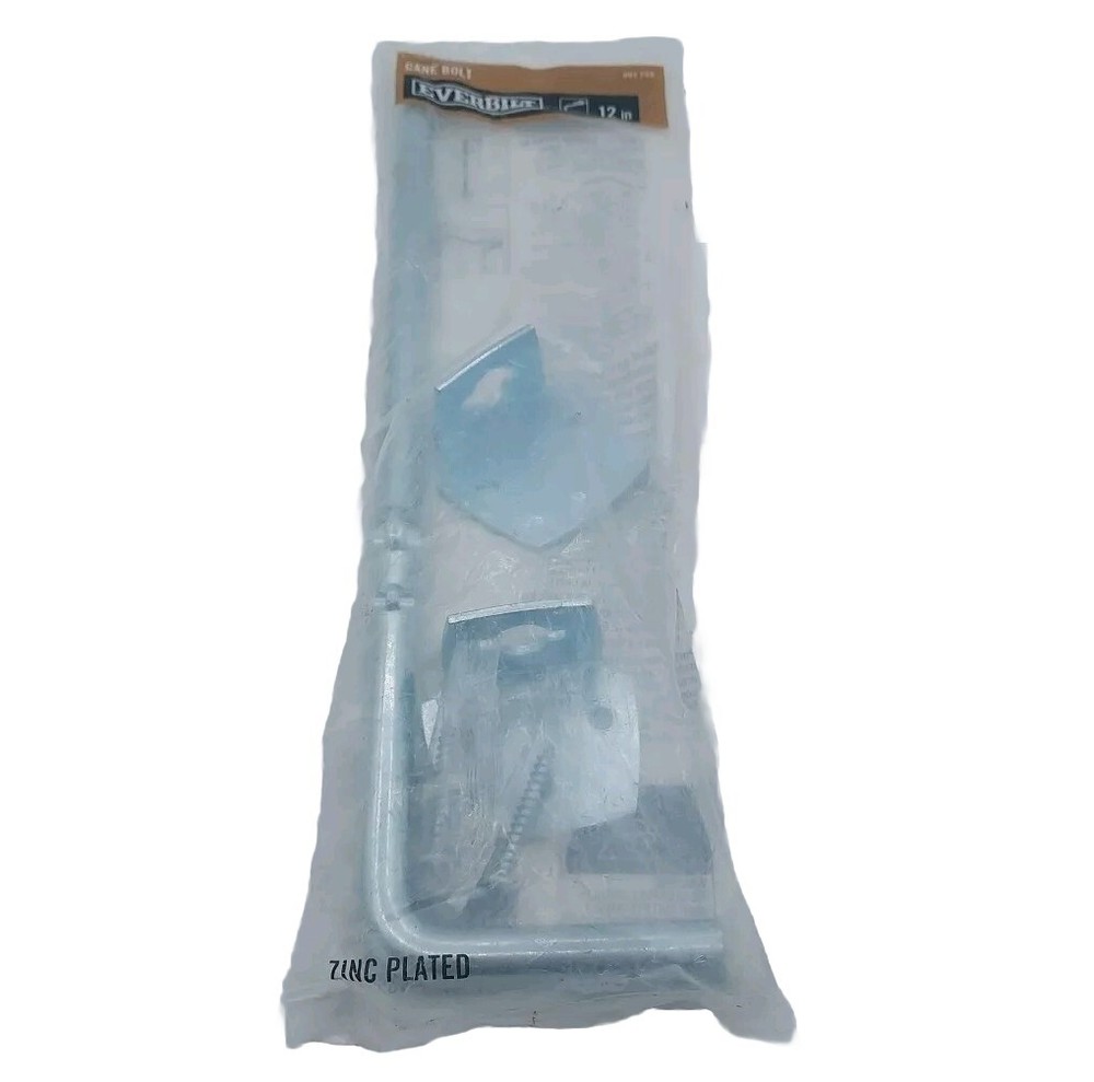 Everbilt Cane Bolt Kit Zinc-Plated 12" 861 723
