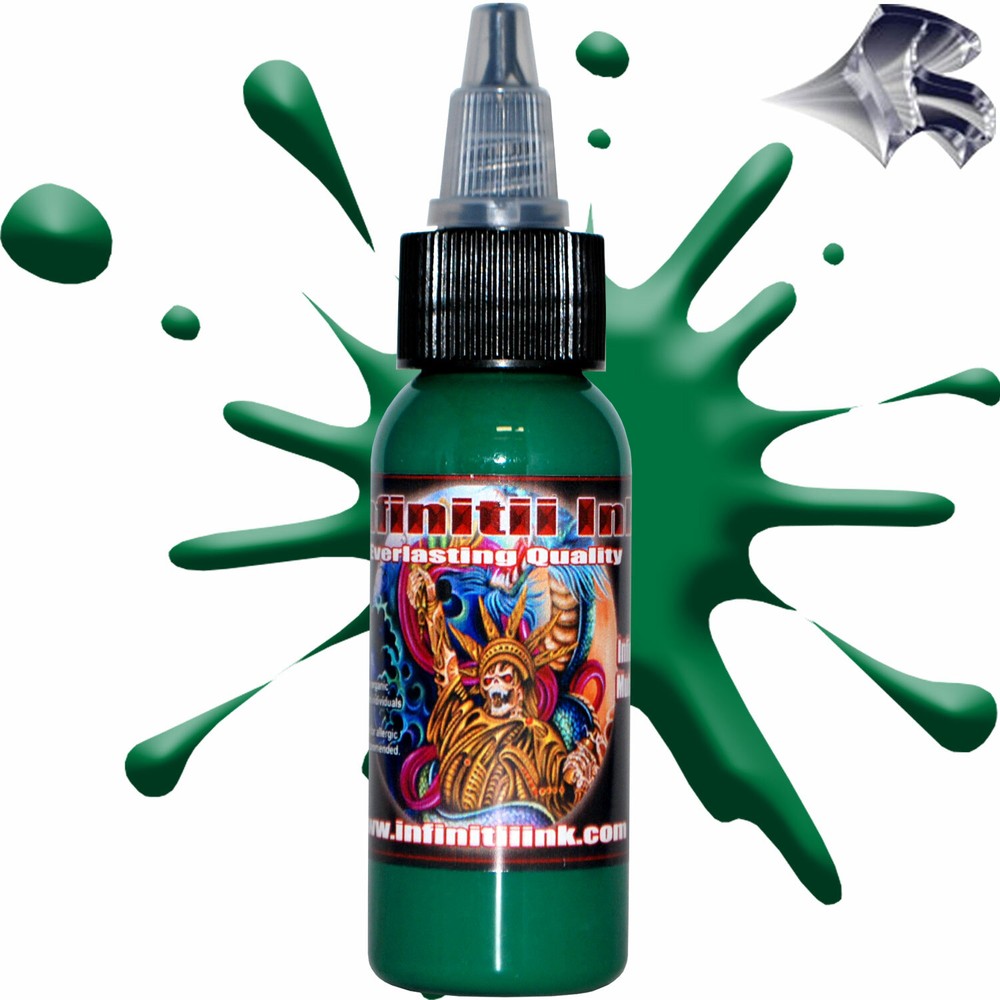 Infinitii Mula Green Tattoo Ink 1oz