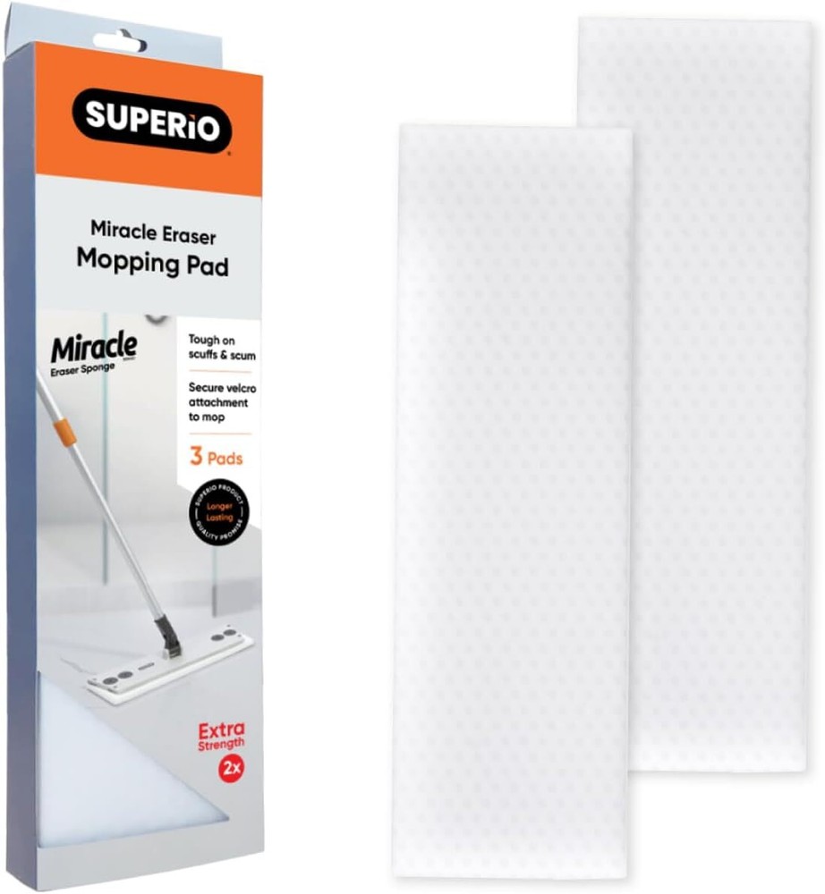Superio Magic Eraser Mop Refill (2 Pack)