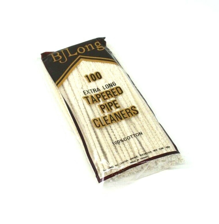 (3) Pack BJ Long B. J. Long's Tapered Pipe Cleaners 100 Per Pack
