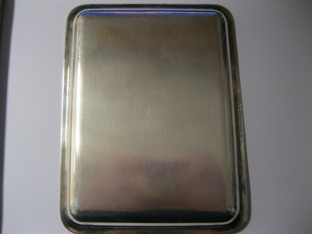 TIFFANY & CO. STERLING SILVER SOLID WEDDING INVITATION! 235 GRAMS! OVER 7-1/2 OZ