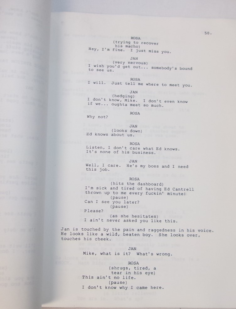 CANTRELL: Screenplay by Larry McMurtry First Revised Draft 1984 Unproduced