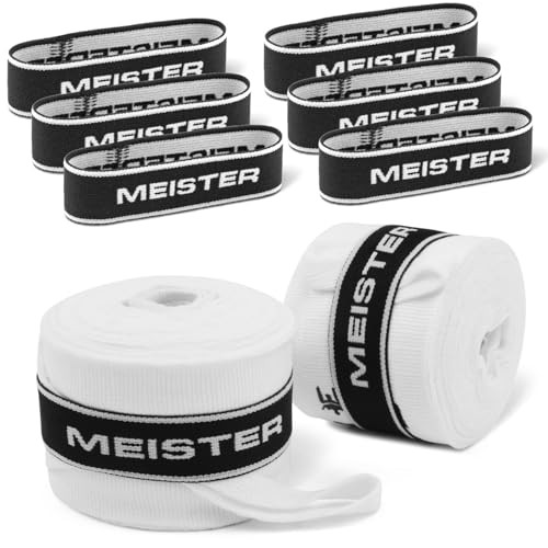 WrapKeepers for Storing Hand Wraps Thumb Loop Out - Black - 8 Pack
