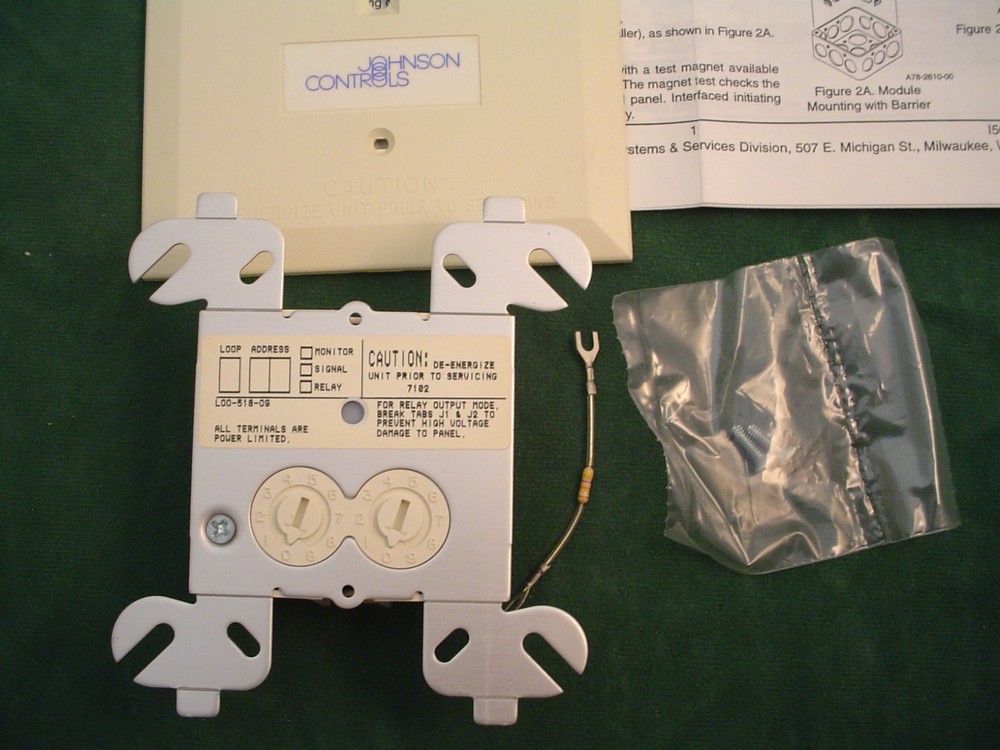 NEW Johnson Controls M510CJ Fire Alarm Control Relay Module Open Box Free Ship