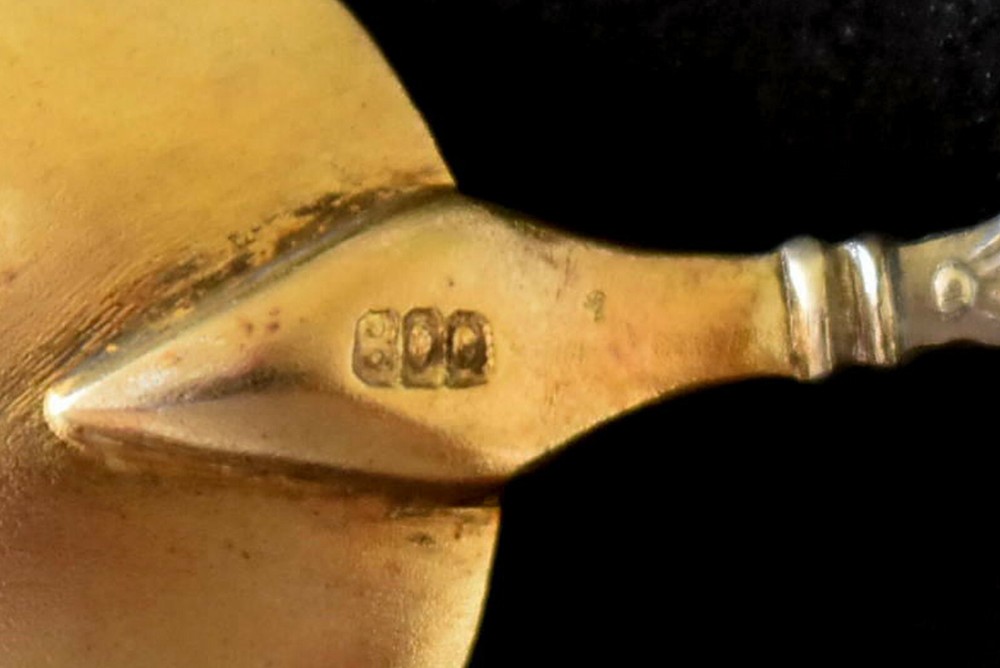 Antique .800 Silver Enameled Switzerland Souvenir Spoon