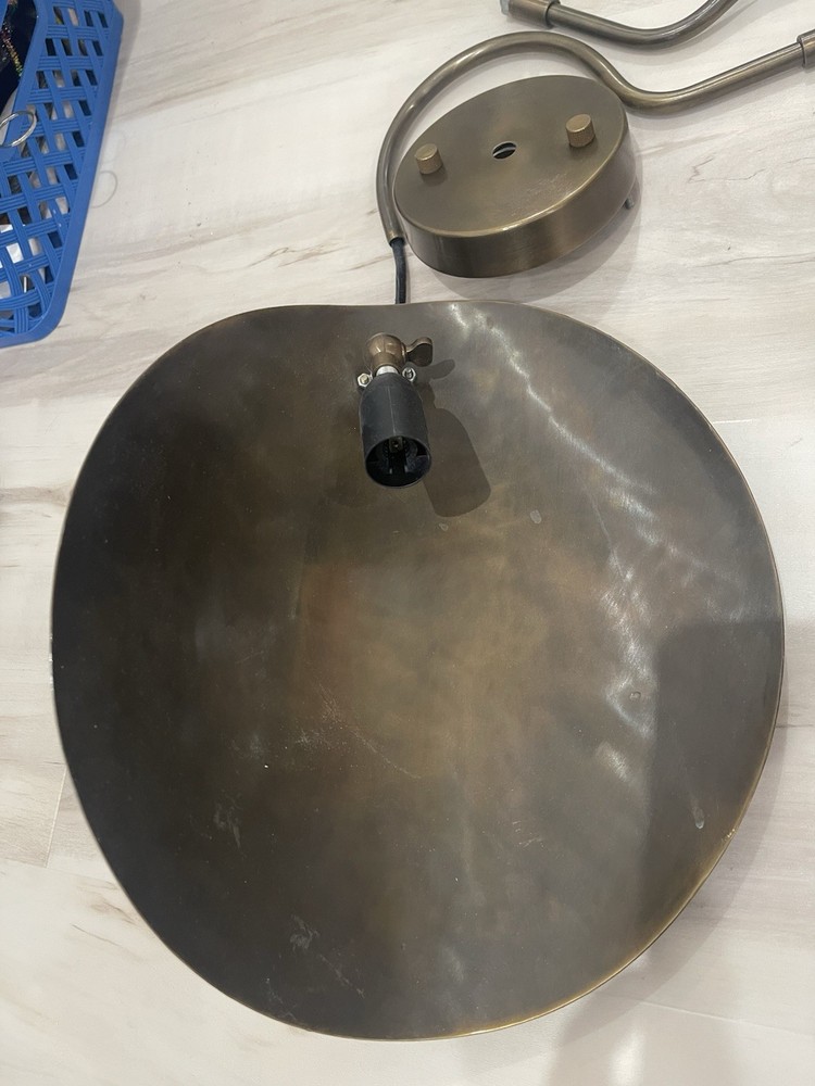 Mid Century Inspired Modern Brass Sconces Lights 1 Pair