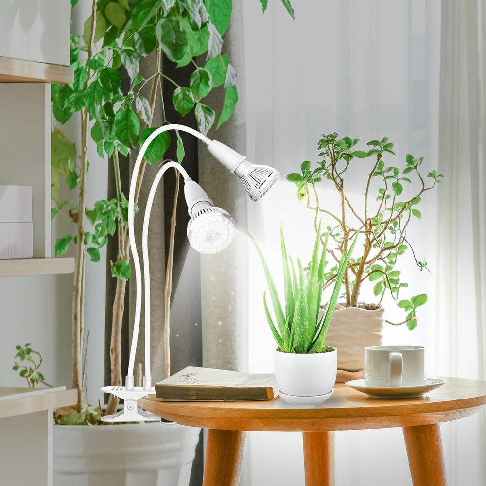 High Efficiency Full Spectrum 20W LED Plant Light – Replaceable Bulbs Included
