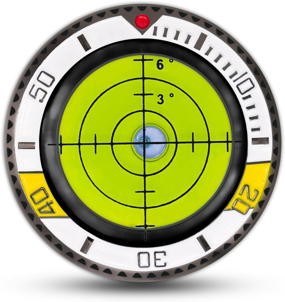 Premium Golf Green Reader, Golf Ball Marker for Putting Green, Bubble Level Golf