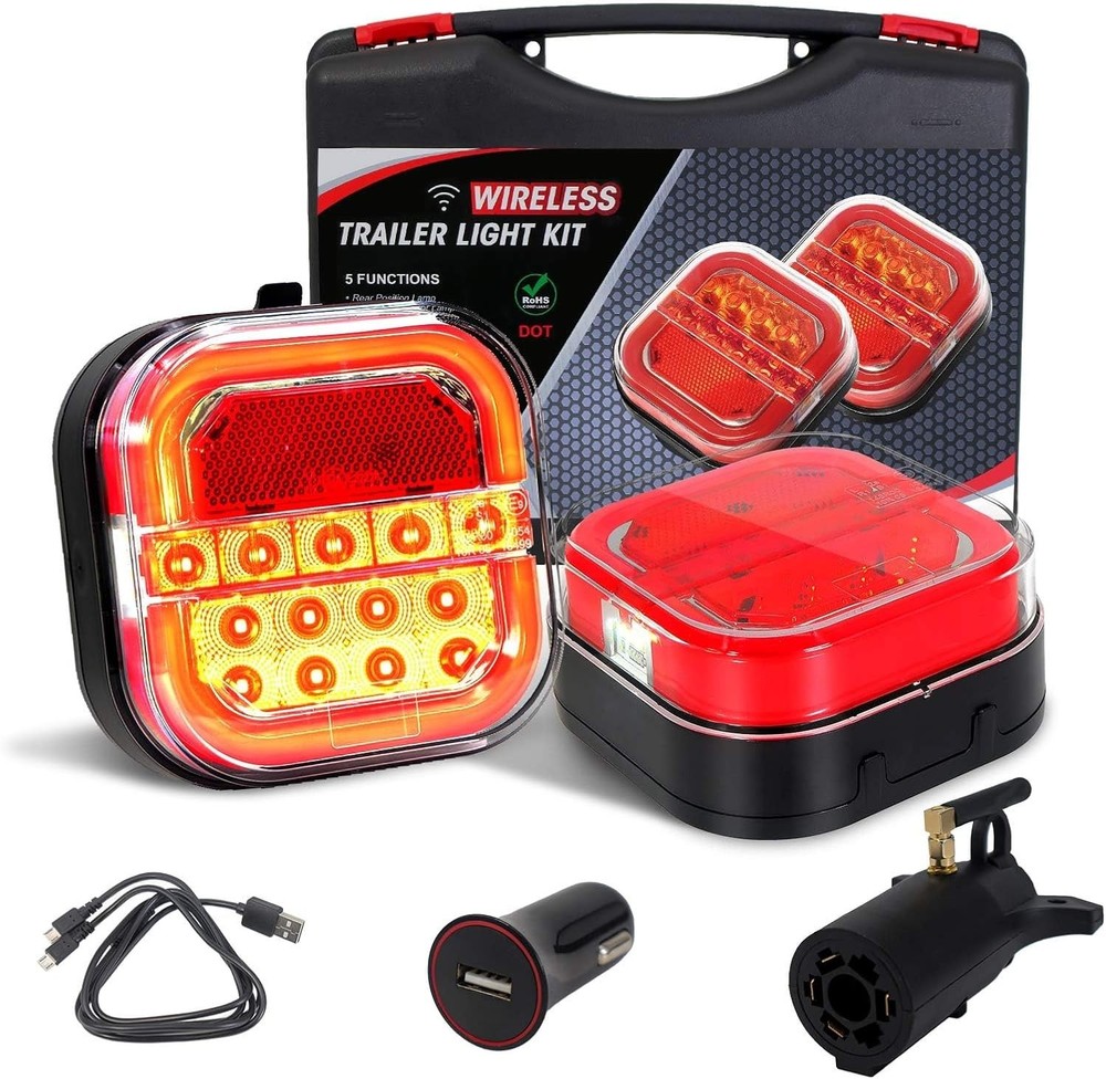Portable Wireless Tail Lights - RV Camper