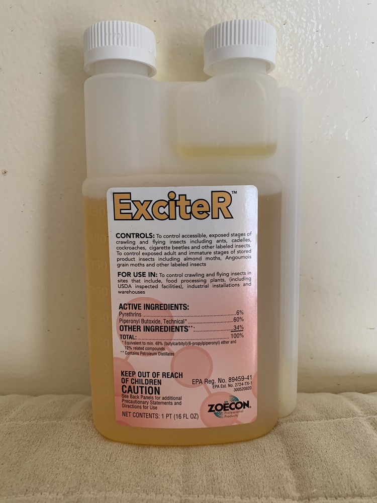 ExciteR Professional Insecticide 6% Pyrethrin 16oz Concentrate Ants Fleas Roach