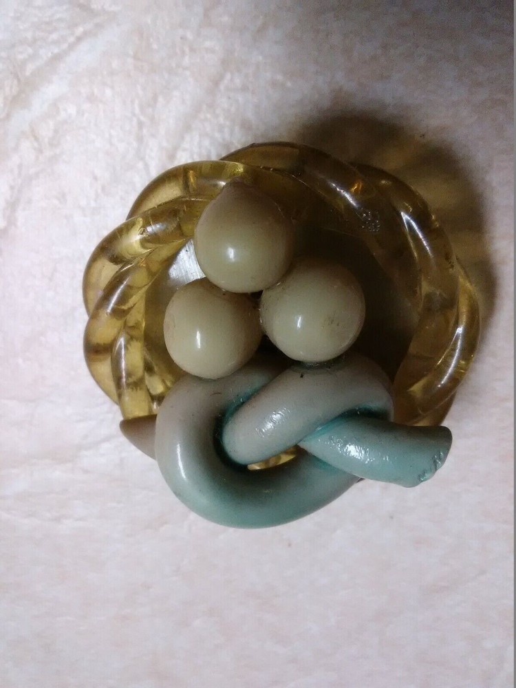 Vintage shank style button twisted plastic grapes ???