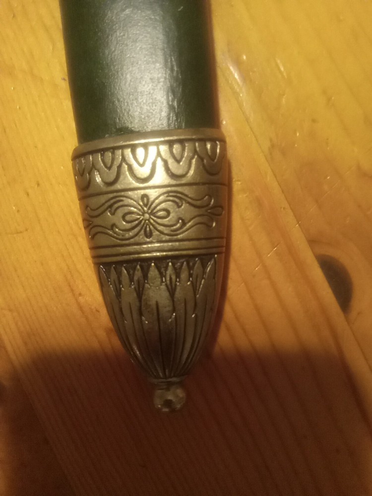 Ceremonial Dagger Knife With Scabbard, 14"