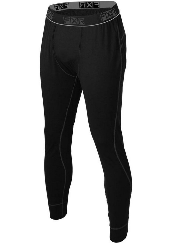 FXR Tenacious Merino 21 Mens Base Layer Pants Black