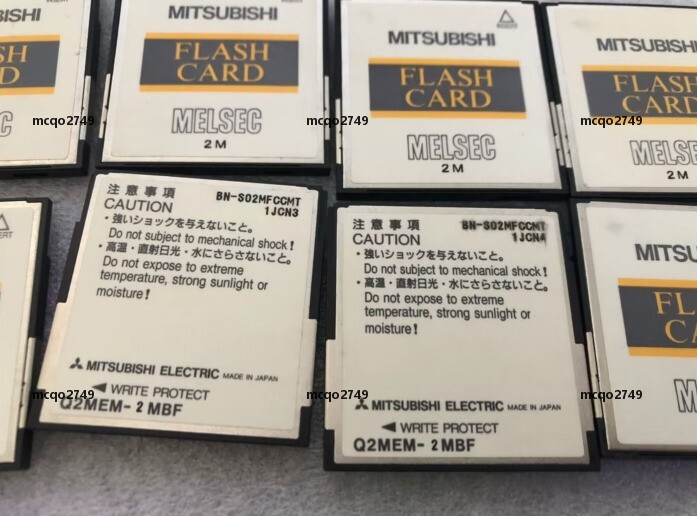 10PCS Mitsubishi FLASH CARD 2MB Q2MEM-2MBF Memory Card