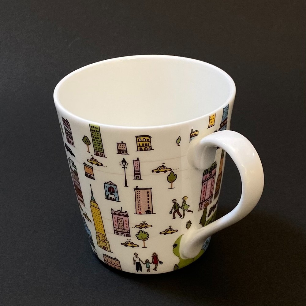 Tiffany & Co. 5th Avenue Bone China Mug Cup 2pcs Set Authentic 210ml with Box
