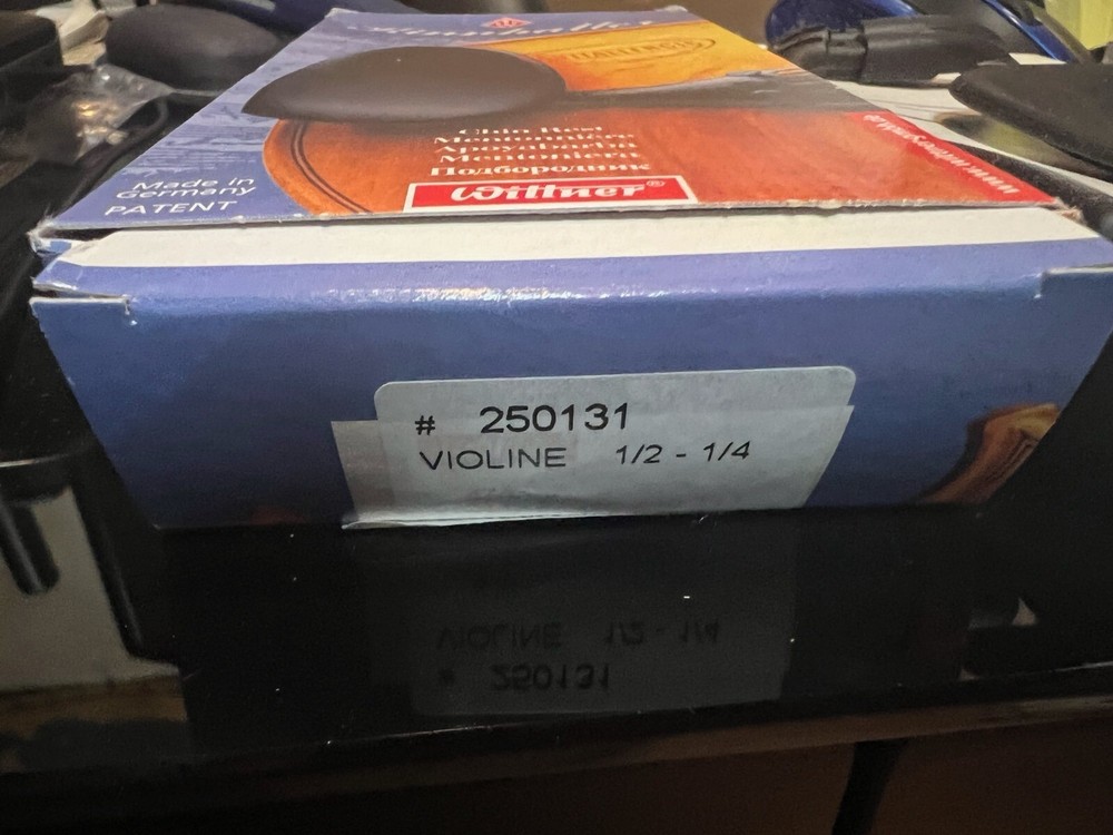 Wittner Violin Chinrest 1/2 -1/4 Size Side Mount