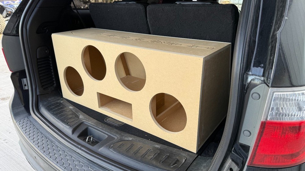 DODGE DURANGO 11-24 4X8" 3rd Seat Subwoofer Box Sub Enclosure Ported