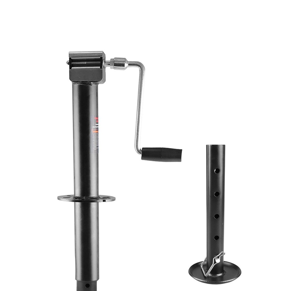 5000lb Capacity A-Frame Trailer Jack 23" Lift Drill Powered Height Adjustable