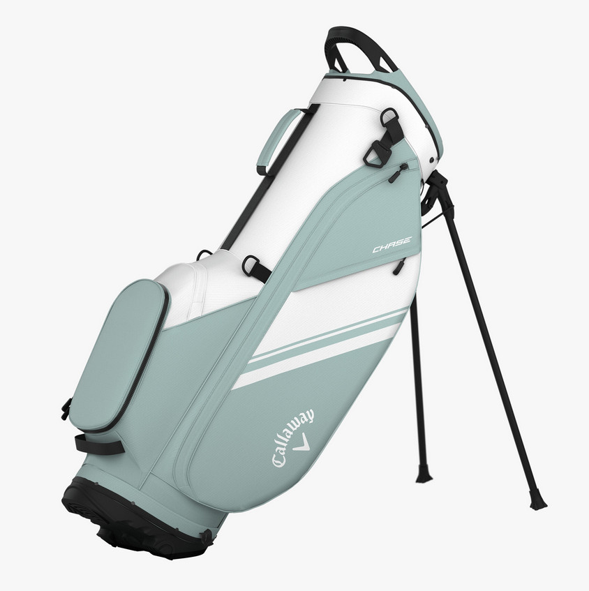 New Callaway Chase Stand Bag - White/Surf Spray