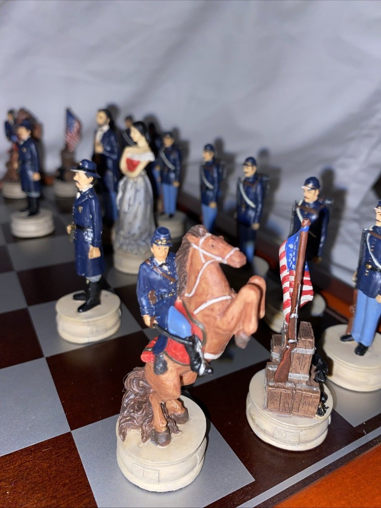 Vintage North And South Chess Game