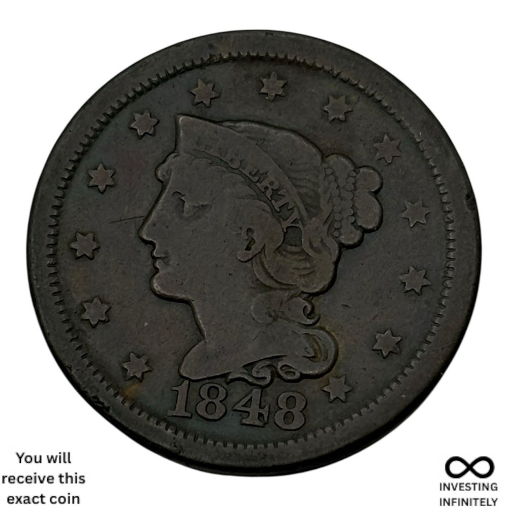 1848 Large Cent X-1735