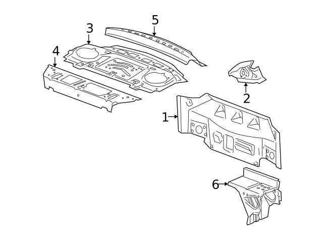 Genuine GM Tail Lamp Pocket 15869383
